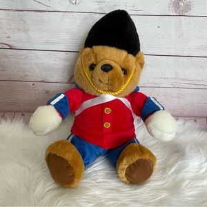 Vtg Soldier Nutcracker Teddy Bear Plush Stuffed Animal Simply Soft Collection